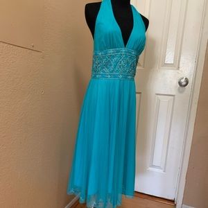 Halter beaded dress
